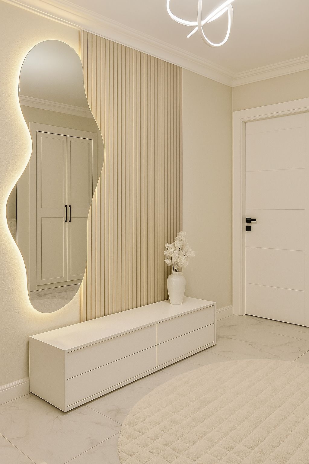 Lustro Ścienne LED "Chmurka" CLASSIC