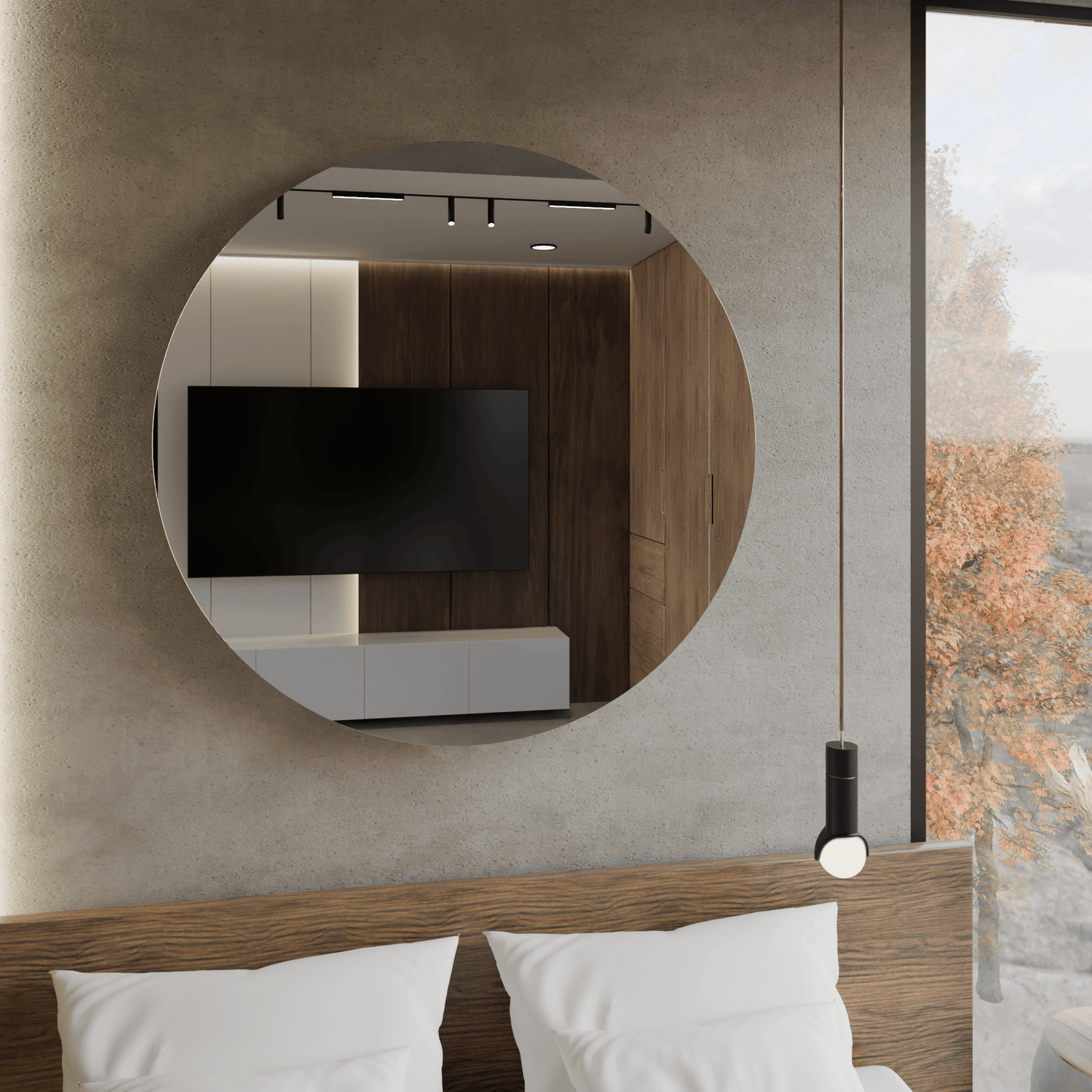 Lustro Ścienne Okrągłe CLASSIC - AD-INNOVATION
