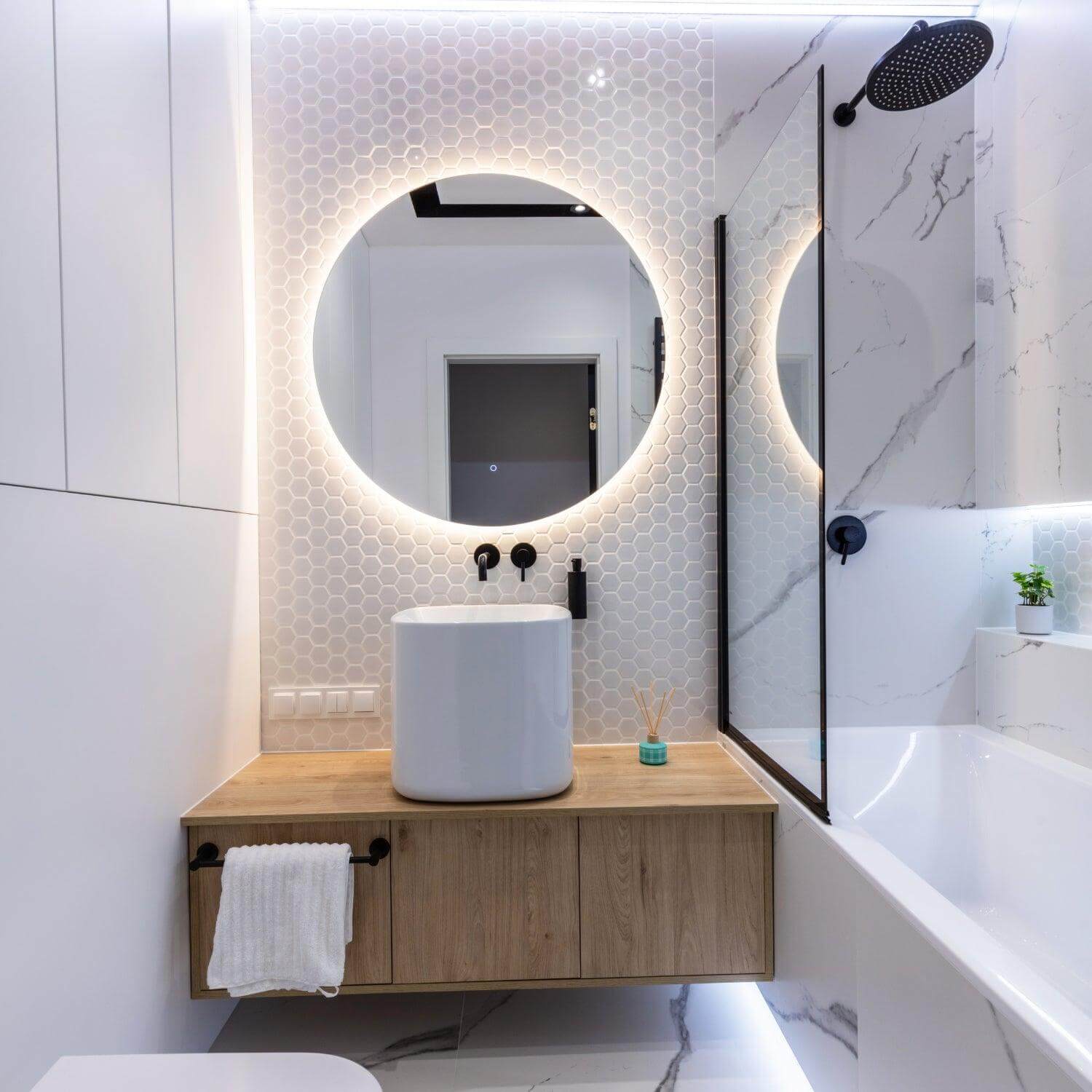 Lustro Podświetlane Okrągłe LED - AD-INNOVATION
