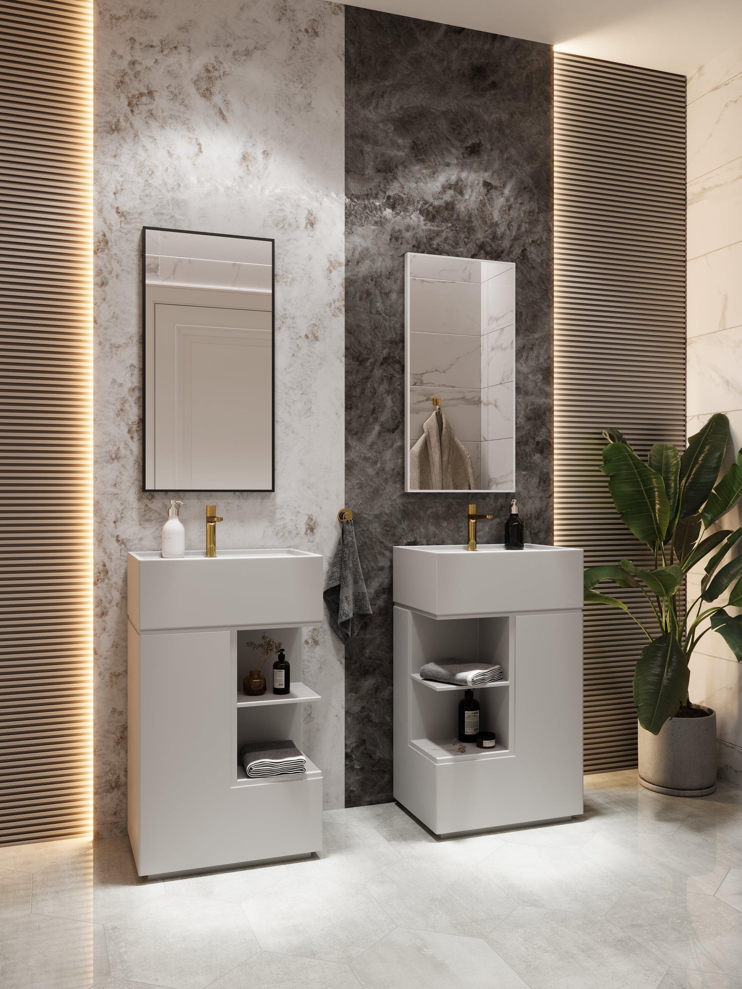 Lustro Ścienne Prostokątne SLIM - AD-INNOVATION