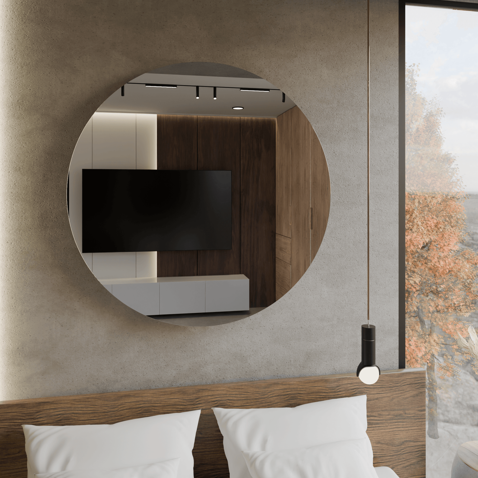 Lustro Ścienne Okrągłe CLASSIC - AD-INNOVATION